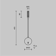 Бра Maytoni Stem C035WL-L3CH3K 1
