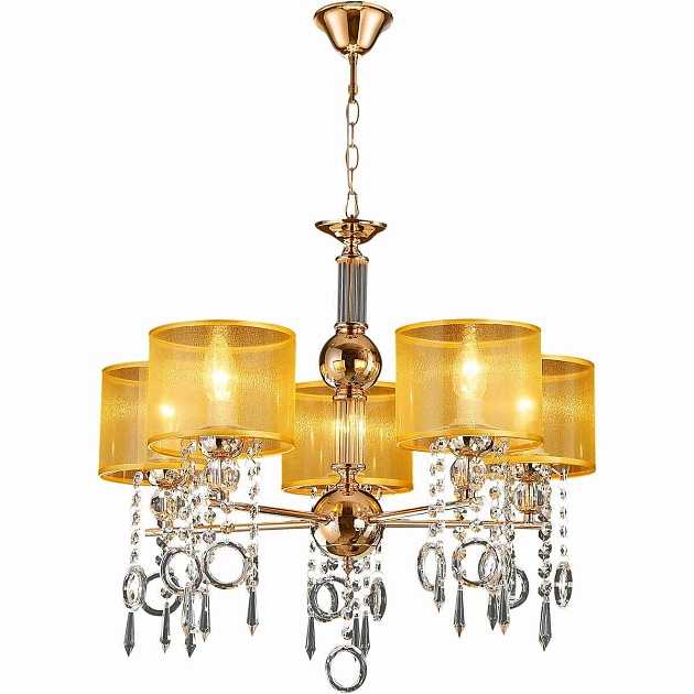 Подвесная люстра Illumico IL6219-5P-27 GD Фото № 1