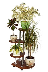 Подставка для цветов Калифорния Троечка орех 5695716605 2