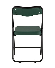 Складной стул Stool Group Джонни экокожа зелёный каркас черный матовый fb-jonny-eco-01 4