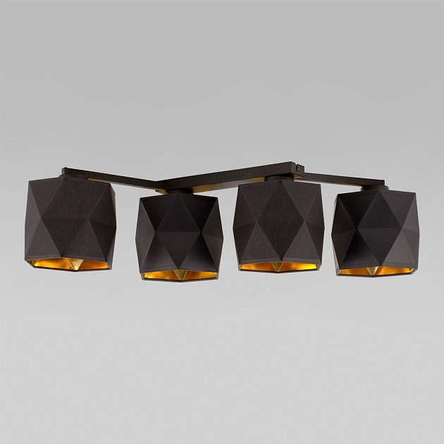 Потолочная люстра TK Lighting 1043 Siro Black Gold изображение 1 Потолочная люстра TK Lighting 1043 Siro Black Gold Фото № 1