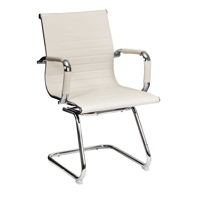 Офисный стул AksHome Mariani кремовый, экокожа 65443 Фото № 1