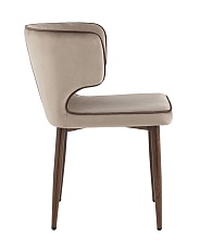 Кухонный стул Stool Group Матео с кантом велюр шампань (ножки дерево) MC110 KD HLR-08/HLR-49 edge 3
