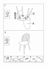 Кухонный стул Woodville Gabi 15085 1