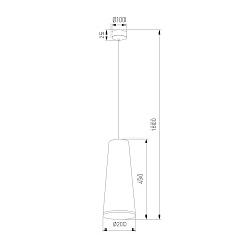 Подвесной светильник TK Lighting 10085 Zing 2