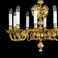 Подвесная люстра Artglass Mona X. Brass Antique 2