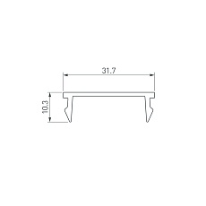 Рассеиватель Arlight Line-S-W32-3000 Opal 042904 1