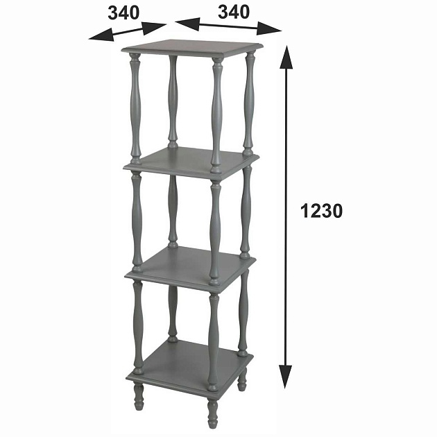 Этажерка Мебелик П 8 006591 Фото № 3