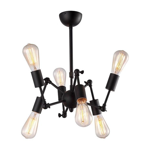 Подвесная люстра Arte Lamp A9190LM-6BK Фото № 1