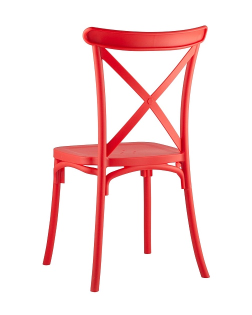 Кухонный стул Stool Group Кроссбэк пластиковый красный Y030 red Фото № 6