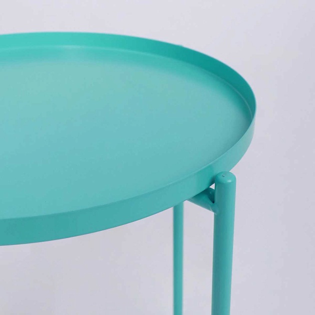 Журнальный стол AksHome Trick зеленый, d 420*520 91083 изображение 4 Журнальный стол AksHome Trick зеленый, d 420*520 91083 Фото № 4