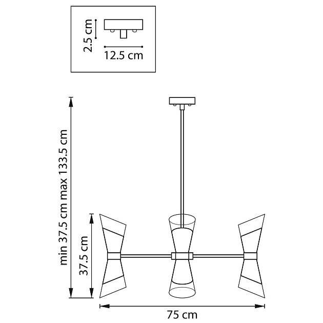 Подвесная люстра Lightstar Strato 817122 Фото № 2