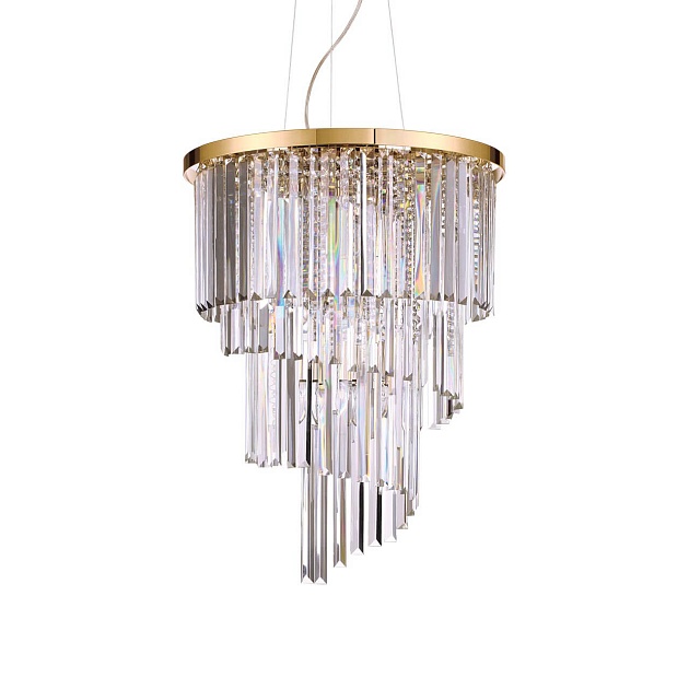 Подвесная люстра Ideal Lux Carlton SP12 Oro 213521 Фото № 1