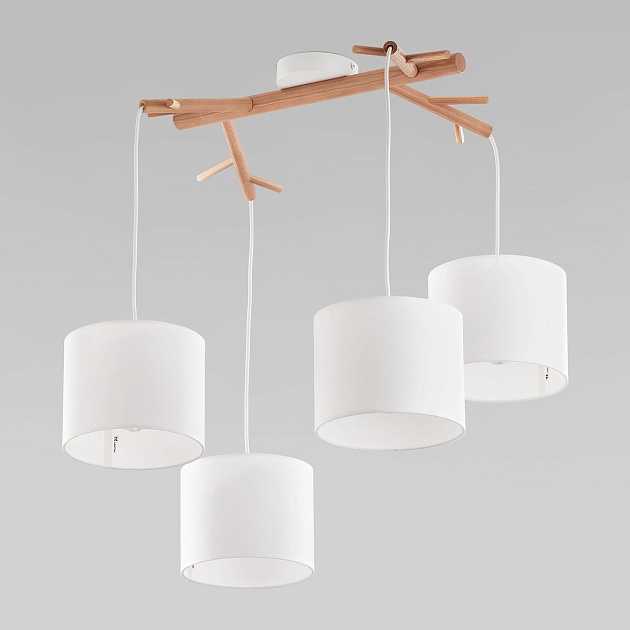 Подвесная люстра TK Lighting 6554 Albero White изображение 1 Подвесная люстра TK Lighting 6554 Albero White Фото № 1