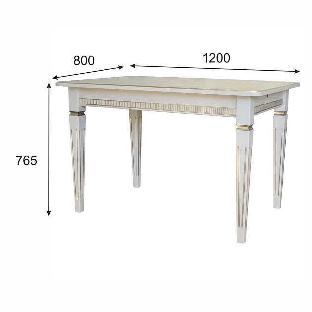 Кухонный стол Мебелик Васко В 89Н 005573 изображение 3 Кухонный стол Мебелик Васко В 89Н 005573 Фото № 3