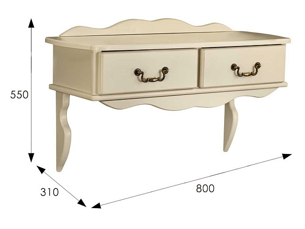 Консоль Мебелик Берже 20 008149 изображение 3 Консоль Мебелик Берже 20 008149 Фото № 3