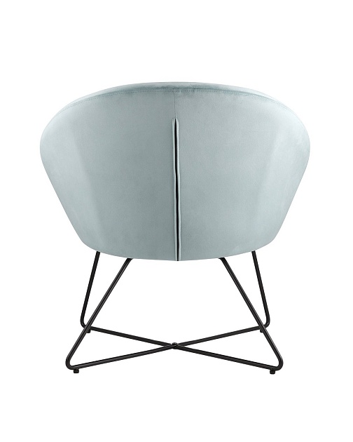 Кресло Stool Group Колумбия вельвет пыльно-голубой DOUMBIA HLR-60 Фото № 4