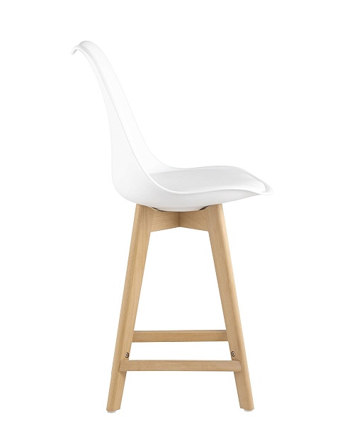 Полубарный стул Stool Group Frankfurt белый Y815A-65CM white изображение 2 Полубарный стул Stool Group Frankfurt белый Y815A-65CM white Фото № 2