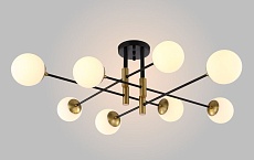 Потолочная люстра Crystal Lux Fidel PL8 Black 2