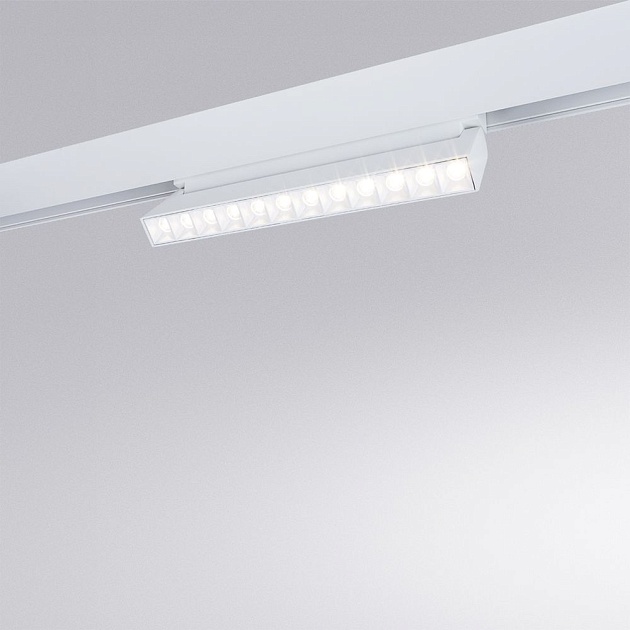 Трековый светодиодный светильник Arte Lamp Linea A4638PL-1WH Фото № 2