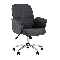 Кресло руководителя Stool Group Simona серый THOMASINA GY702-36 GREY