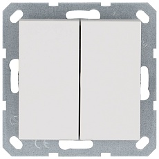 Выключатель двухклавишный Jasmart G3022W