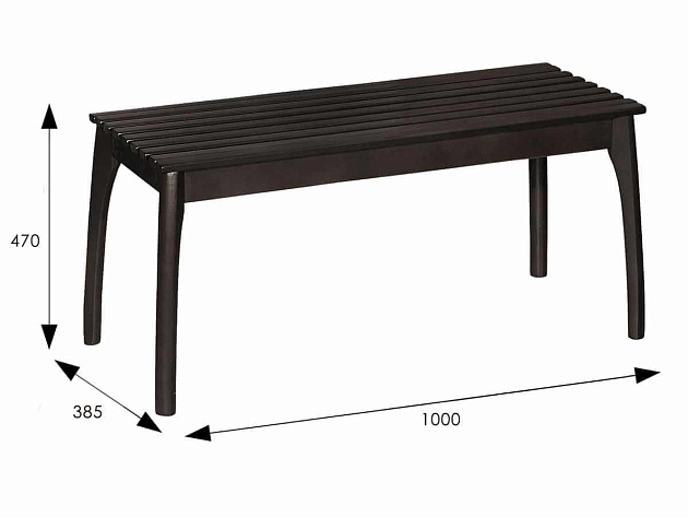Скамейка Мебелик 007560 изображение 3 Скамейка Мебелик 007560 Фото № 3