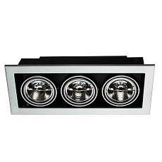 Встраиваемый светильник Arte Lamp Technika A5930PL-3SI