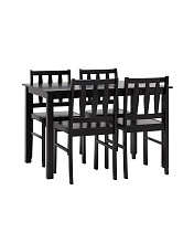 Обеденная группа Stool Group INGRID массив гевеи цвет венге MH750+MH52088X4 4