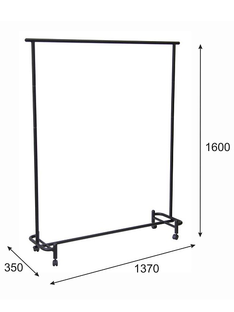 Гардеробная вешалка Мебелик Пико 26 001314 Фото № 3