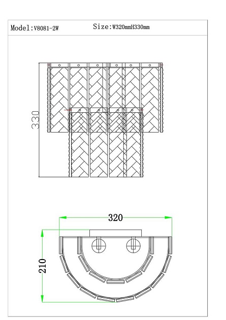 Настенный светильник Moderli Alberto V8081-2W изображение 2 Настенный светильник Moderli Alberto V8081-2W Фото № 2