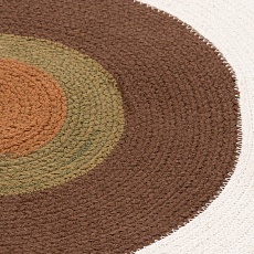 Ковер Tkano из хлопка Target коричневого цвета из коллекции Ethnic, Ø150 см TK22-DR0032 3