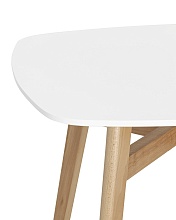 Кухонный стол Stool Group Target 80*80 бук/белый УТ000005563 3
