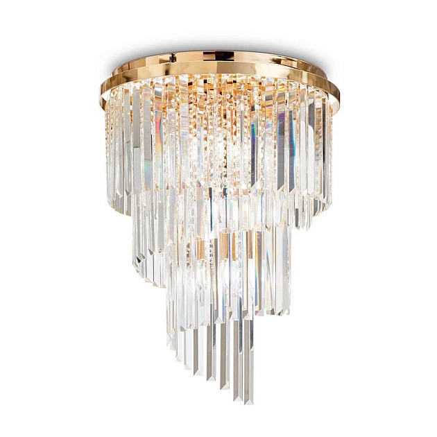 Потолочная люстра Ideal Lux Carlton PL12 Oro 213507 Фото № 1