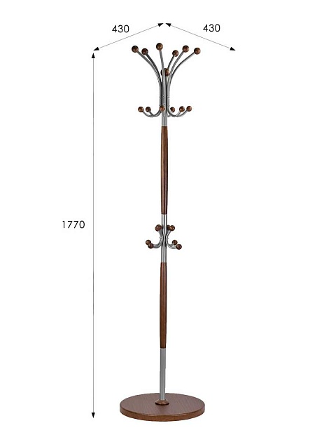 Напольная вешалка Мебелик Д 1 000715 Фото № 3