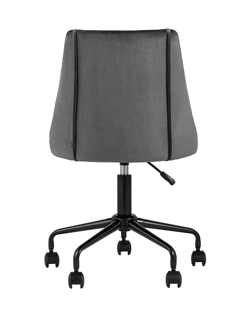 Поворотное кресло Stool Group Сиана велюр серый CIAN GREY Фото № 4