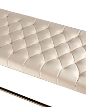 Банкетка Stool Group ИНСИГНИЯ вельвет бежевый сталь золото BENCH-011-TG-BG 2