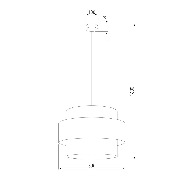 Подвесной светильник TK Lighting 2783 Trio Фото № 2