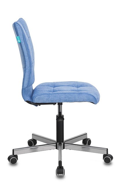 Офисное кресло Бюрократ CH-330M/VELV86 голубой Velvet 86 крестовина металл изображение 2 Офисное кресло Бюрократ CH-330M/VELV86 голубой Velvet 86 крестовина металл Фото № 2
