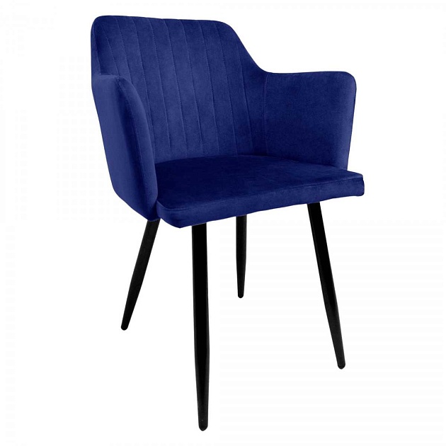 Кресло AksHome Brit синий, велюр 63395 Фото № 1
