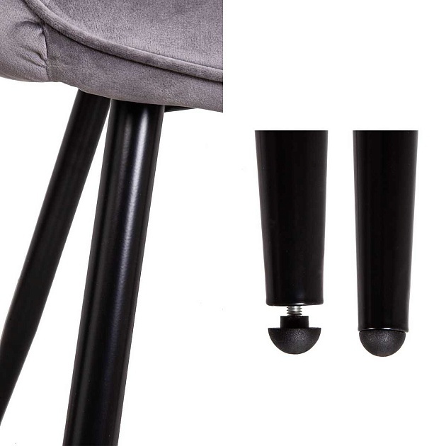 Кресло AksHome Pablo светло-серый, велюр 72328 изображение 5 Кресло AksHome Pablo светло-серый, велюр 72328 Фото № 5