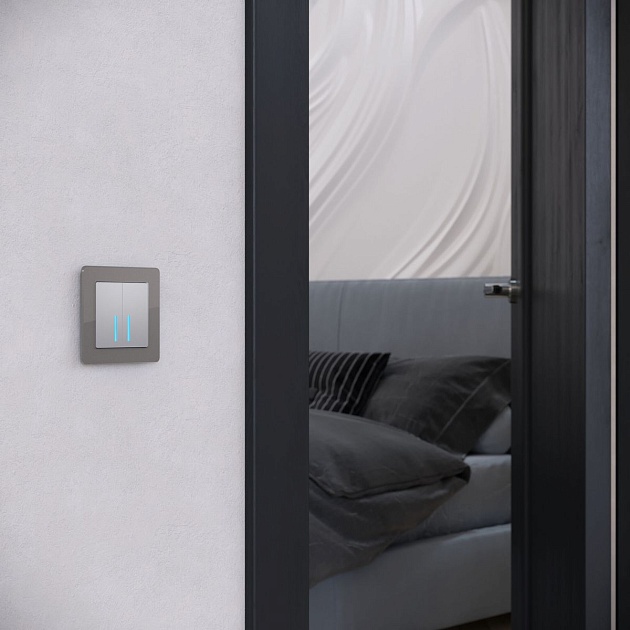 Рамка Werkel Acrylic на 1 пост графит W0012704 4690389184833 Фото № 5