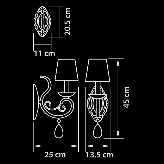 Бра Osgona Ricerco 693612 изображение 3 Бра Osgona Ricerco 693612 Фото № 3