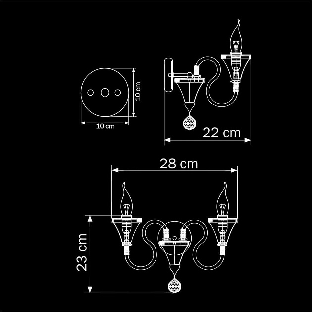 Бра Osgona Serpente 703624 изображение 3 Бра Osgona Serpente 703624 Фото № 3