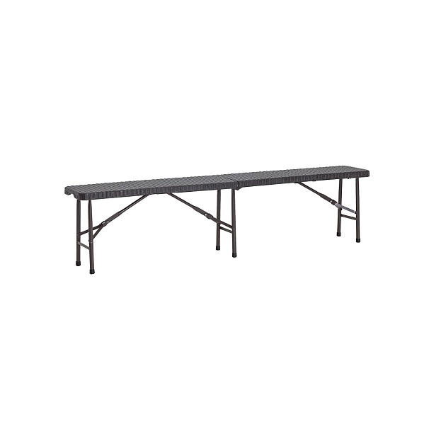 Складная скамья Stool Group 182х28х43см коричневая TZD183 Фото № 1
