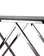 Консоль Stool Group ИНСИГНИЯ 115х30 стекло smoke сталь тёмный хром ECST-026-BG-SK (115x30) 2