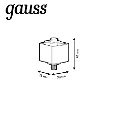 Адаптер Gauss TR124 2