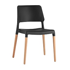 Кухонный стул Stool Group BISTRO черный с деревян. ножками 8086 BLACK
