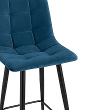 Полубарный стул Stool Group Джанго велюр синий vd-django-b29 1
