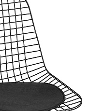 Кухонный стул Stool Group Eiffel черный с черной подушкой AFR-18B-P1 BL/BL 5